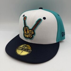 New Era 59Fifty‎ Vihuelas de Nashville Sounds Hat Cap Sz 7 Copa De La Diversion